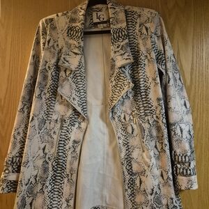 LG Women's Snake Print Coat